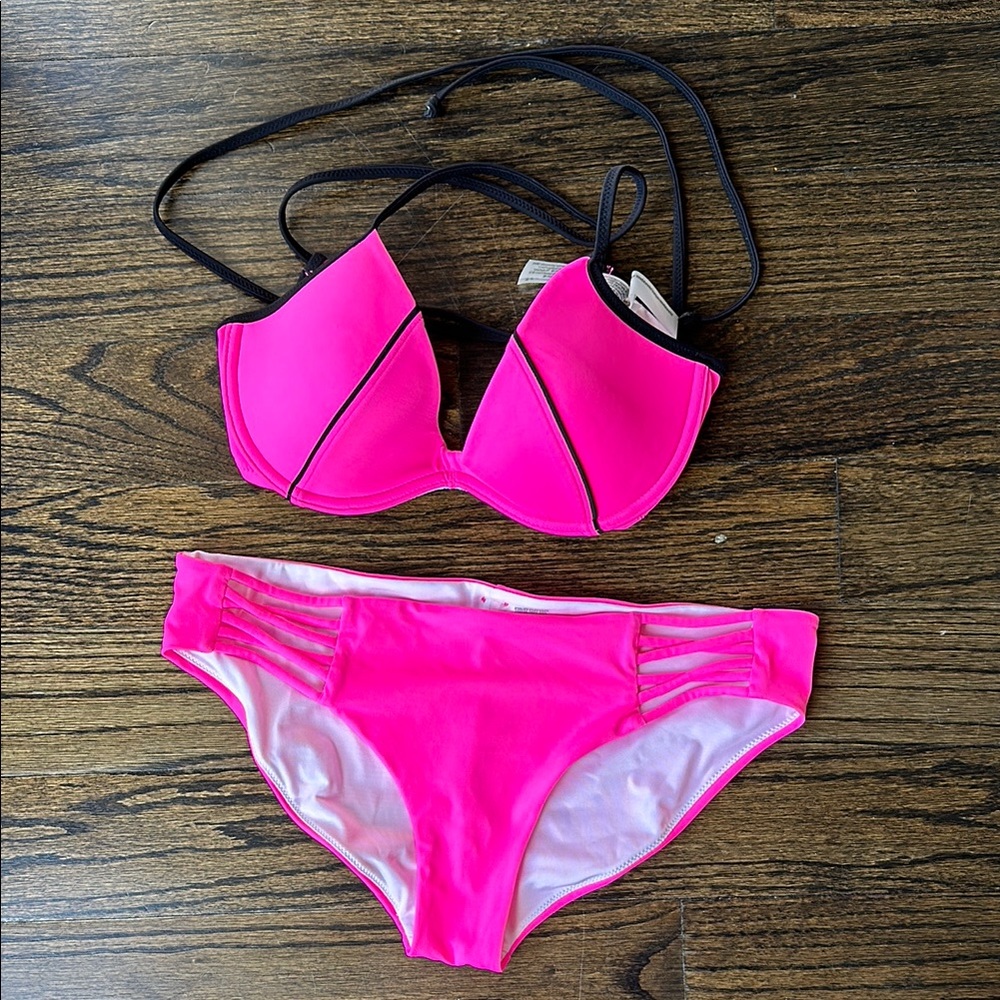 Pink swimsuit